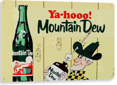 mountain dew vintage sign